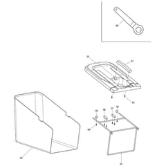 Makita ELM4610 - Electric Lawn Mower - Power Tool 04 Diagram