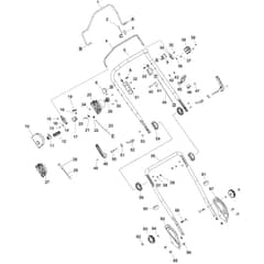 Makita ELM4613 - 460mm Lawn Mower - Power Tool 01 Diagram