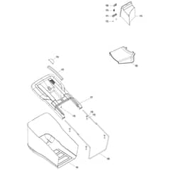 Makita ELM4613 - 460mm Lawn Mower - Power Tool 04 Diagram