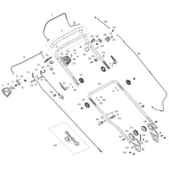 Makita ELM4621 - 460mm Electric Lawn Mower - Power Tool 01 Diagram