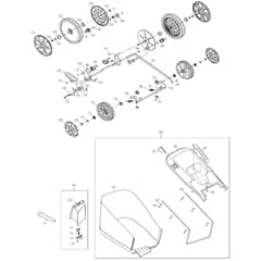 Makita ELM4621 - 460mm Electric Lawn Mower - Power Tool 03 Diagram
