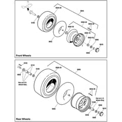 Snapper ELT17538RDF 1696111-00 Wheels and Tyres Group