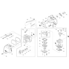 Makita EM2511LH - Petrol Brushcutter - Power Tool 05 Diagram