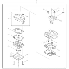 Makita EM2650UH - Petrol Brush Cutter - Power Tool 03 Diagram