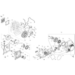 Makita EM4350RH - Petrol Backpack Brushcutter - Power Tool 06 Diagram