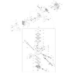 Makita EM4350RH - Petrol Backpack Brushcutter - Power Tool 07 Diagram
