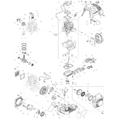 Makita EM4350UH - Petrol Brushcutter - Power Tool 03 Diagram