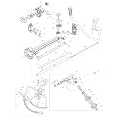 Makita EM4351UH - Petrol Brushcutter - Power Tool 01 Diagram