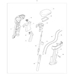 Makita EM4351UH - Petrol Brushcutter - Power Tool 02 Diagram