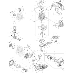 Makita EM4351UH - Petrol Brushcutter - Power Tool 03 Diagram