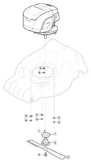 EMPRESS 46 Li - 2021-2022 - 2L0486803/M21 - Mountfield Rotary Mower Blade Diagram