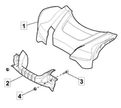 EMPRESS 46 Roller Li Kit - 2022 - 299489073/M22 - Mountfield Rotary Mower Mask Diagram