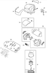 EMPRESS 46 Roller Li Kit - 2022 - 299489073/M22 - Mountfield Rotary Mower Motor Diagram