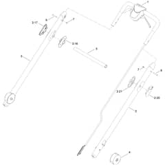 Toro eMulticycler eL36PST 36cm - 21836 (321000001 - 321999999) Handle