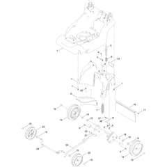 Toro eMulticycler eL43PST 43cm - 21843 (321000001 - 321999999) Traction and Height-of-Cut