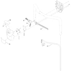 Toro eMulticycler eL43PST 43cm - 21843 (322000001 - 322999999) Control Arm No. 134-6359