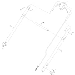Toro eMulticycler eL43PST 43cm - 21843 (323000001 - 325999999) Handle Bar Control