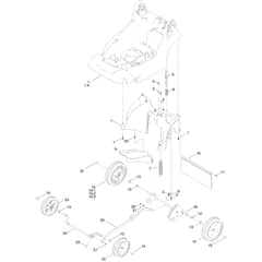 Toro eMulticycler eL43PST 43cm - 21843 (323000001 - 325999999) Traction and Height-of-Cut