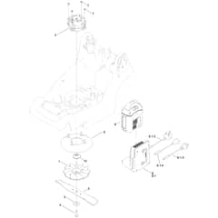 Toro eMulticycler eL43VST 43cm - 21844 (323000001 - 325999999) Motor Module and Blade