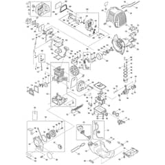 Makita EN5950SH - Petrol Pole Hedge Trimmer - Power Tool 03 Diagram