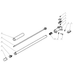 EGO EP7501 - Carbon Fibre Extension (Jan 2022) Main Assy Diagram