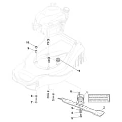 EP 414 TR - 2019 - 297412043/19 - Castel Garden Rotary Mower Blade Diagram