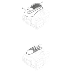 EP 414 TR - 2019 - 297412043/19 - Castel Garden Rotary Mower Engine Cover Diagram