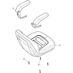 ePark Pro - 2026 - 2F6458701/ST1 - Stiga Front Mower Seat Diagram