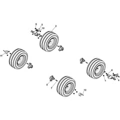 ePark Pro - 2026 - 2F6458701/ST1 - Stiga Front Mower Wheel Diagram