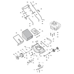 EPL 424-G - 2014 - 297421047/RFD - Castel Garden Rotary Mower Walkbehind Diagram