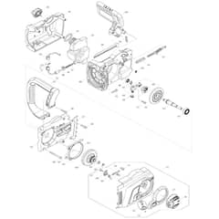 Makita ES2136TLC - Electric Chain Saw - Power Tool 02 Diagram