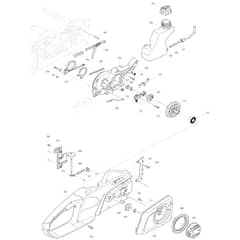 Makita ES-43TLC - Electric Chain Saw - Power Tool 02 Diagram