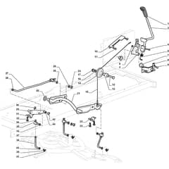 ESTATE 3084 H - 2014-2018 - 2T2110281/14 - Stiga Ride On Mower Cutting Plate Lifting Diagram
