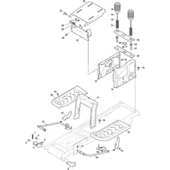 ESTATE 3398 HW - 2021 - 2T2600381/ST1 - Stiga Ride On Mower Frame Diagram