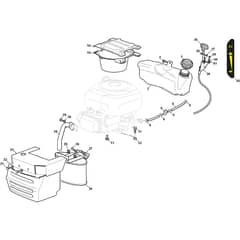 ESTATE 384 - 2023 - 2T2110281/ST2 - Stiga Ride On Mower B&S Engine Diagram