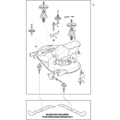ESTATE 384 B - 2023-2024 - 2T2100281/ST1 - Stiga Ride On Mower Cutting Deck Assy MP84 Diagram