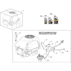 ESTATE 384 SE - 2024-2025 - 2T2105481/ST1 - Stiga Ride On Mower Fuel Pump Diagram