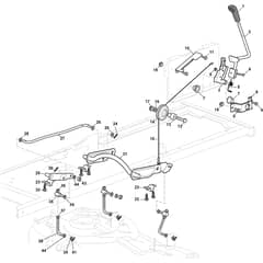 ESTATE 398 W SE - 2024-2025 - 2T2630481/STX - Stiga Ride On Mower Cutting Plate Lifting Diagram