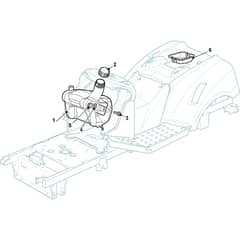 ESTATE 5092 H - 2018-2020 - 2T040281/ST1 - Stiga Ride On Mower Tank Diagram