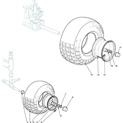 ESTATE 5092 H - 2014-2015 - 2T0430281/14 - Stiga Ride On Mower Wheel Diagram
