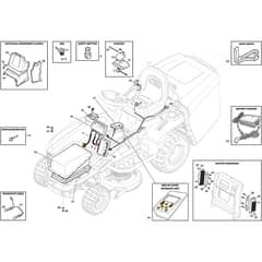 Estate 584e - 2022-2025 - 2T2205481/ST2 - Stiga Ride On Mower Electric Parts Diagram