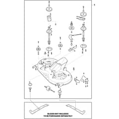 ESTATE 598 B - 2024 - 2T2620281/ST2 - Stiga Ride On Mower Cutting Deck Assy MP98 Diagram