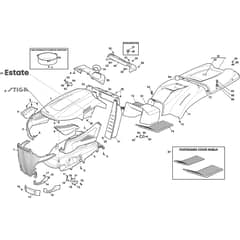 ESTATE 6102 HW2 - 2020-2021 - 2T0980481/ST1P - Stiga Ride On Mower Body Diagram