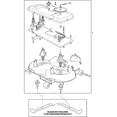 ESTATE 6102 HW - 2020-2021 - 2T0970281/ST1P - Stiga Ride On Mower Cutting Deck Diagram