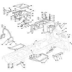 ESTATE 6102 HWG - 2018-2020 - 2T0980281/STX - Stiga Ride On Mower Frame Diagram