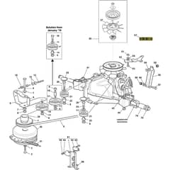 ESTATE 6102 HWG - 2018-2020 - 2T0980281/STX - Stiga Ride On Mower HYG Transmission Diagram