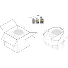 ESTATE 6122 HW2 - 2020 - 2T1310481/ST1P - Stiga Ride On Mower Engine Cover Diagram