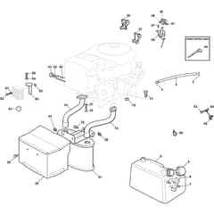 ESTATE 7102 HWSY - 2020-2021 - 2T0980381/ST1P - Stiga Ride On Mower Engine Diagram