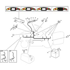 ESTATE 7102 W - 2022-2023 - 2T0980481/ST2P - Stiga Ride On Mower Electric Parts Diagram