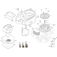 ESTATE 7102 W - 2025 - 2T0990481/ST1 - Stiga Ride On Mower Fan Cover Diagram